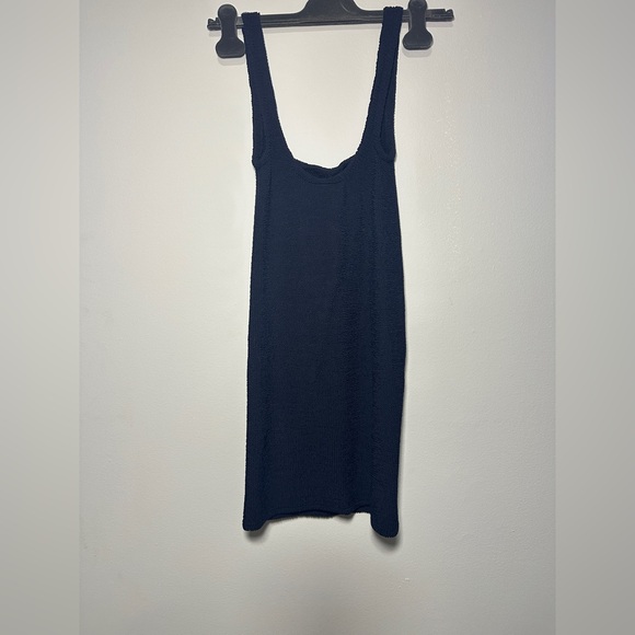 Hunza G Navy Sleeveless Mini Dress - Picture 1 of 3